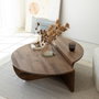 Hanah Home Podium Wood - Walnut Juego de mesa de centro